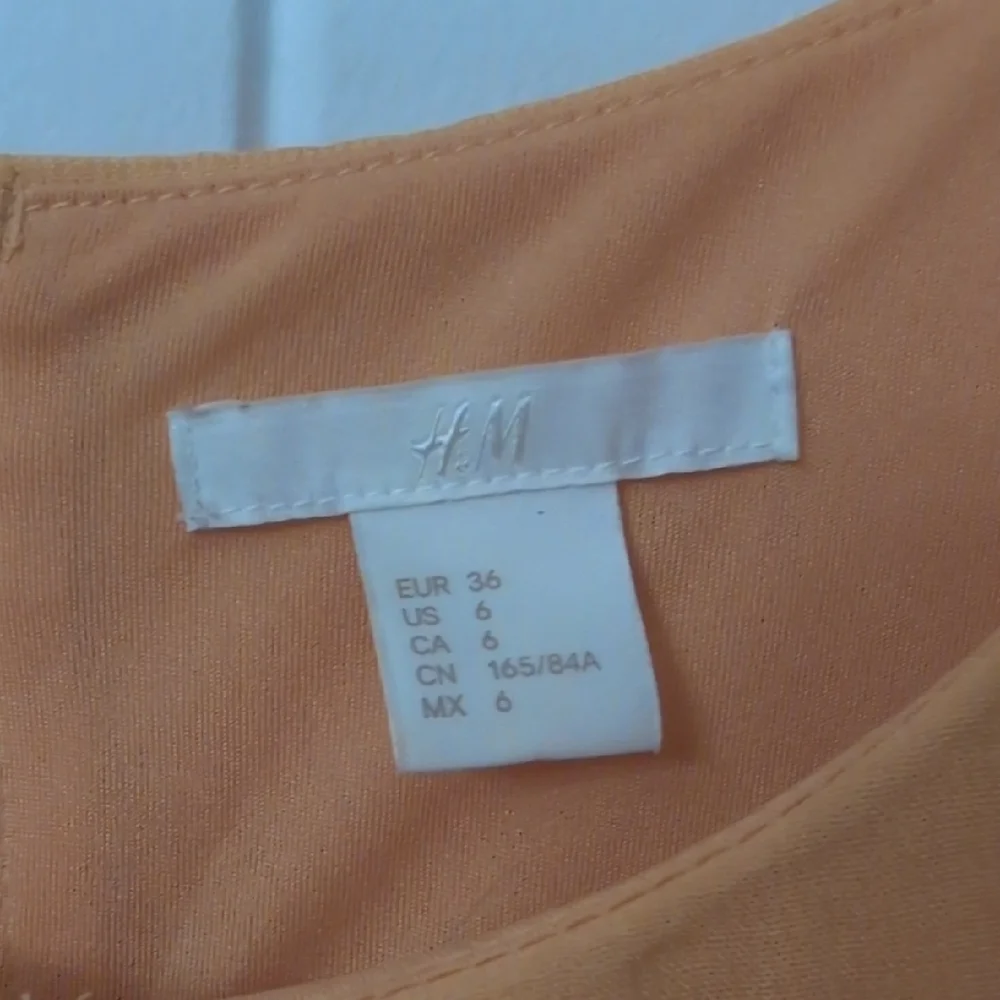 H&M Apricot Long Sleeve Dress